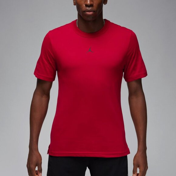 NEW with Tags Nike Jordan Sport Men's Dri-FIT Short-Sleeve Top Gym Red/Black XXL - Picture 1 of 5